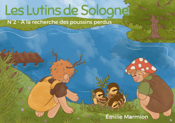 Couverture- N°2 À la recherche des poussins perdus - Les Lutins de Sologne